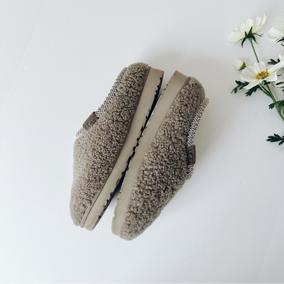 UGG Tazz Maxi Curly Genuine Shearling Slipper Grey - Picture 5 of 13